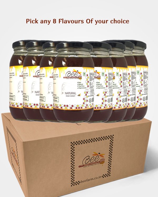 Combo Pack of 8 Flora Honey