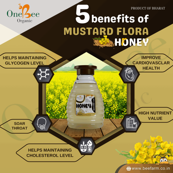 Mustard Honey / White Cream Honey